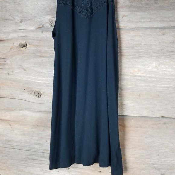 Black High Neck Illusion Tank Torrid Plus Size 00 - Picture 5 of 6